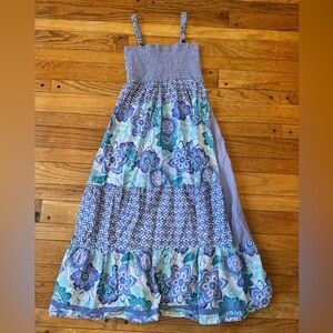 Naartjie Girls Floral Smocked Sundress – Size 16 (14–16 yrs)
